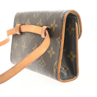 Louis Vuitton Florentine Waist Bag Monogram Canvas Brown Canvas Clutche & Pouche Bag (Pre-Loved)
