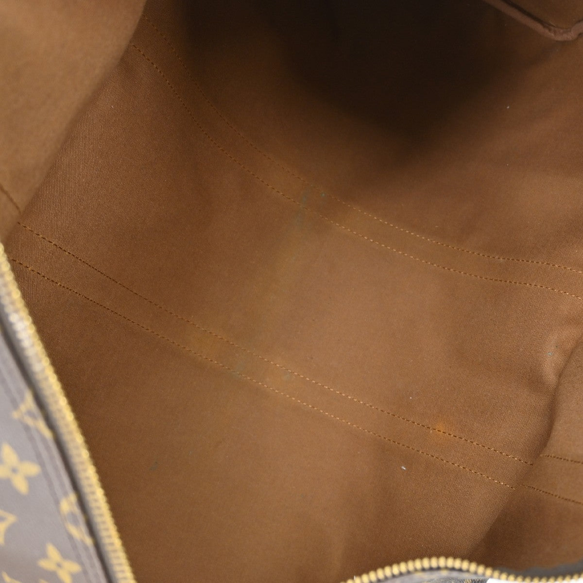 Louis Vuitton Keepall Bag Monogram Canvas Brown Canvas Travel Bag Bag (Authentic Pre-Loved)