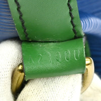 Louis Vuitton Petit Noe Handbag Epi Leather Blue Leather Shoulder Bag Bag (Pre-Loved)
