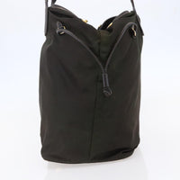 Prada Open Tote Tessuto Khaki Nylon Tote Bag Bag (Pre-Loved)