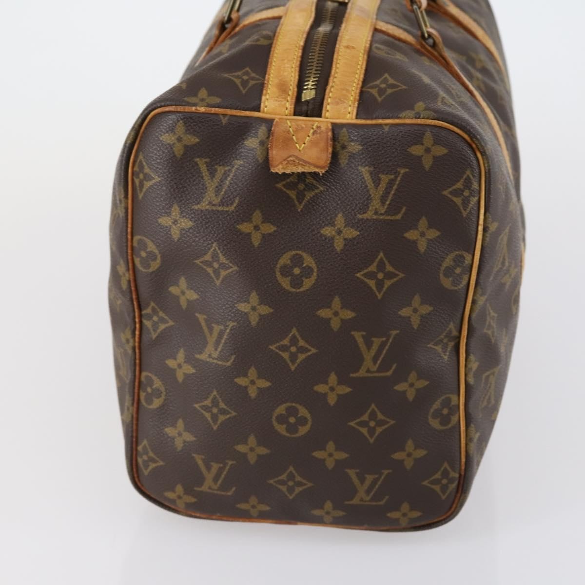 Louis Vuitton Sac Souple Handbag Monogram Canvas Brown Canvas Travel Bag Bag (Authentic Pre-Loved)