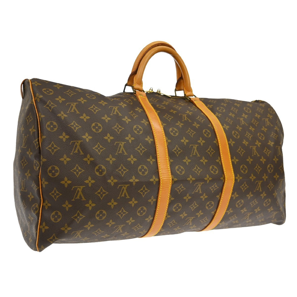 Louis Vuitton Louis Vuitton Keepall Bag Monogram Canvas Brown Canvas Travel Bag Bag (Pre-Loved)