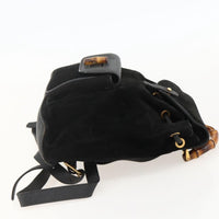 Gucci Gucci Bamboo Backpack Daim Black Denim_Jeans Backpack Bag (Authentic Pre-Loved)