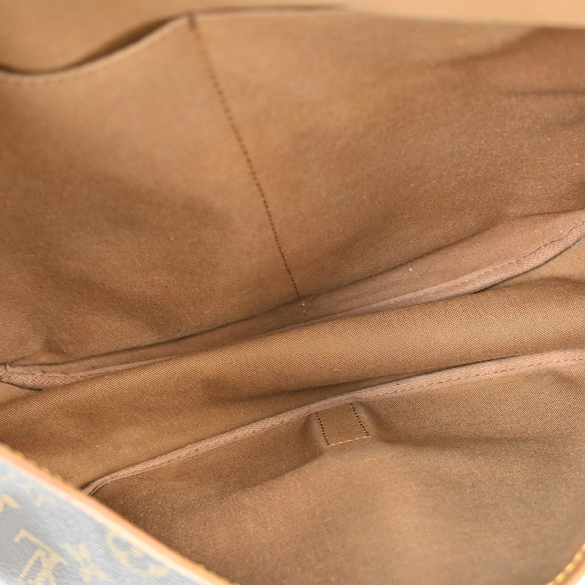 Louis Vuitton Louis Vuitton Saumur Handbag Monogram Canvas Brown Canvas Shoulder Bag Bag (Pre-Loved)