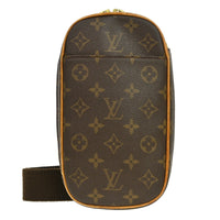 Louis Vuitton Louis Vuitton Pochette Gange Monogram Canvas Brown Canvas Clutche & Pouche Bag (Authentic Pre-Loved)