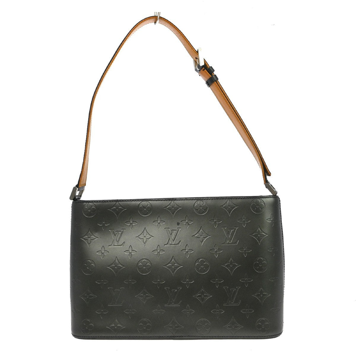 Louis Vuitton Mat Allston Handbag Monogram Vernis Black Leather Shoulder Bag Bag (Authentic Pre-Loved)