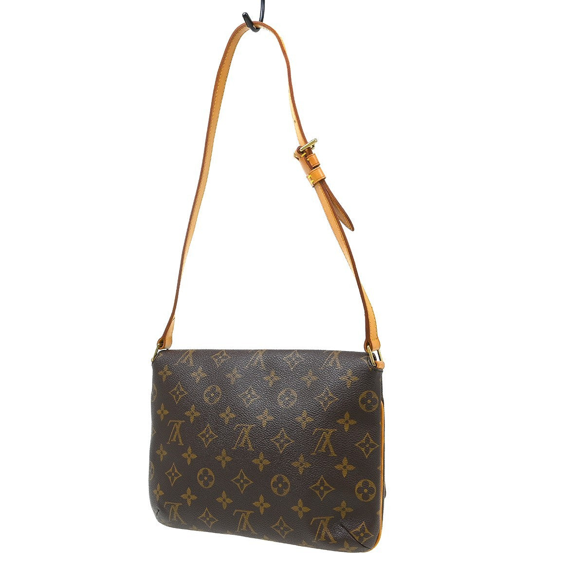 Louis Vuitton Louis Vuitton Musette Tango Handbag Monogram Canvas Brown Canvas Shoulder Bag Bag (Pre-Loved)