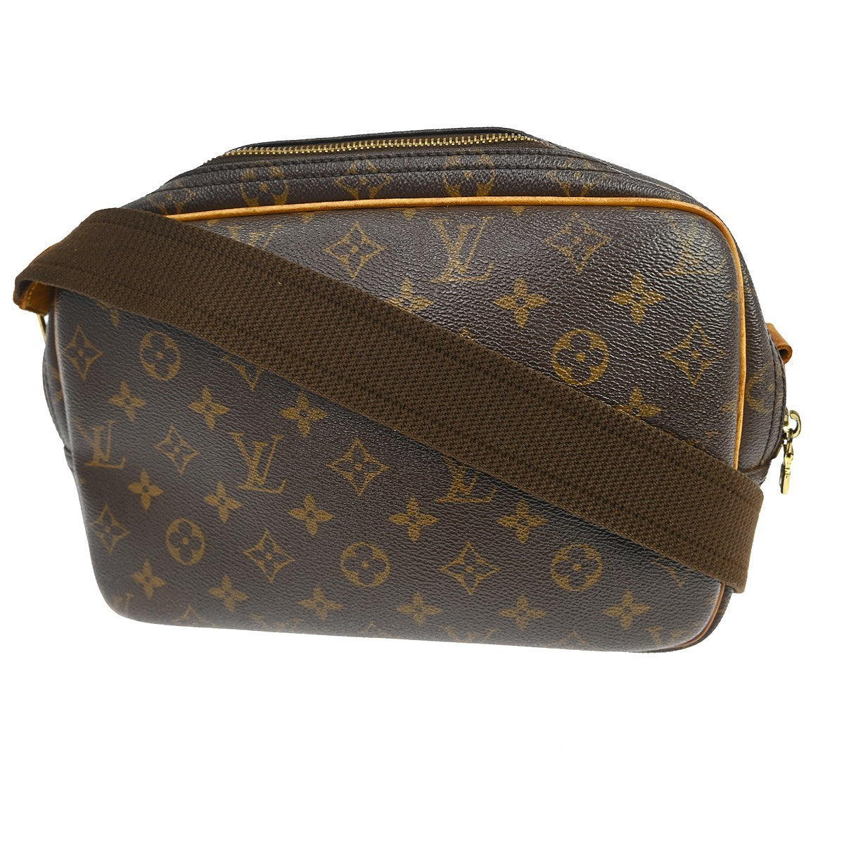 Louis Vuitton Reporter Bag Monogram Canvas Brown Canvas Shoulder Bag Bag (Authentic Pre-Loved)