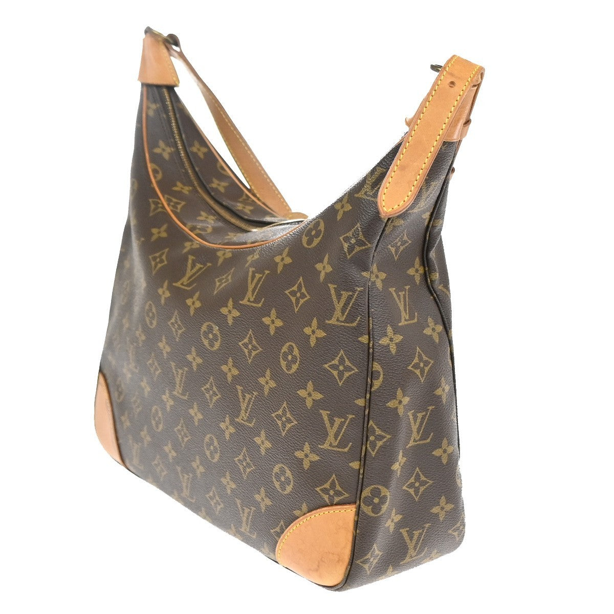 Louis Vuitton Louis Vuitton Boulogne Handbag Monogram Canvas Brown Canvas Shoulder Bag Bag (Pre-Loved)