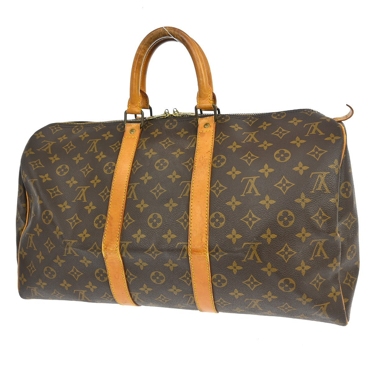 Louis Vuitton Louis Vuitton Keepall Bag Monogram Canvas Brown Canvas Travel Bag Bag (Pre-Loved)