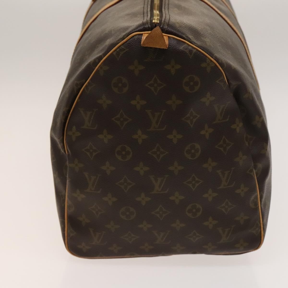 Louis Vuitton Keepall Bag Monogram Canvas Brown Canvas Travel Bag Bag (Pre-Loved)