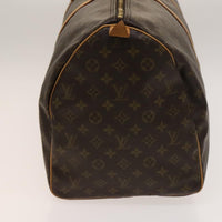 Louis Vuitton Keepall Bag Monogram Canvas Brown Canvas Travel Bag Bag (Pre-Loved)