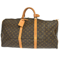 Louis Vuitton Louis Vuitton Keepall Bag Monogram Canvas Brown Canvas Travel Bag Bag (Authentic Pre-Loved)