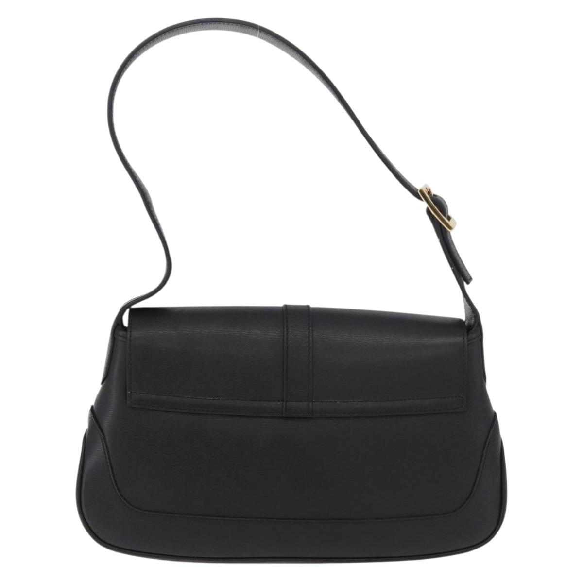Gucci Jackie Original Shoulder Bag Leather Leather Black Leather Shoulder Bag Bag (Authentic Pre-Loved)