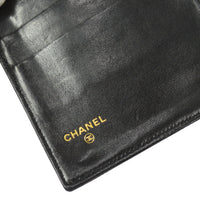 Chanel Timeless Cc French Wallet Caviar Black Leather Wallets Accessory (Authentic Pre-Loved)