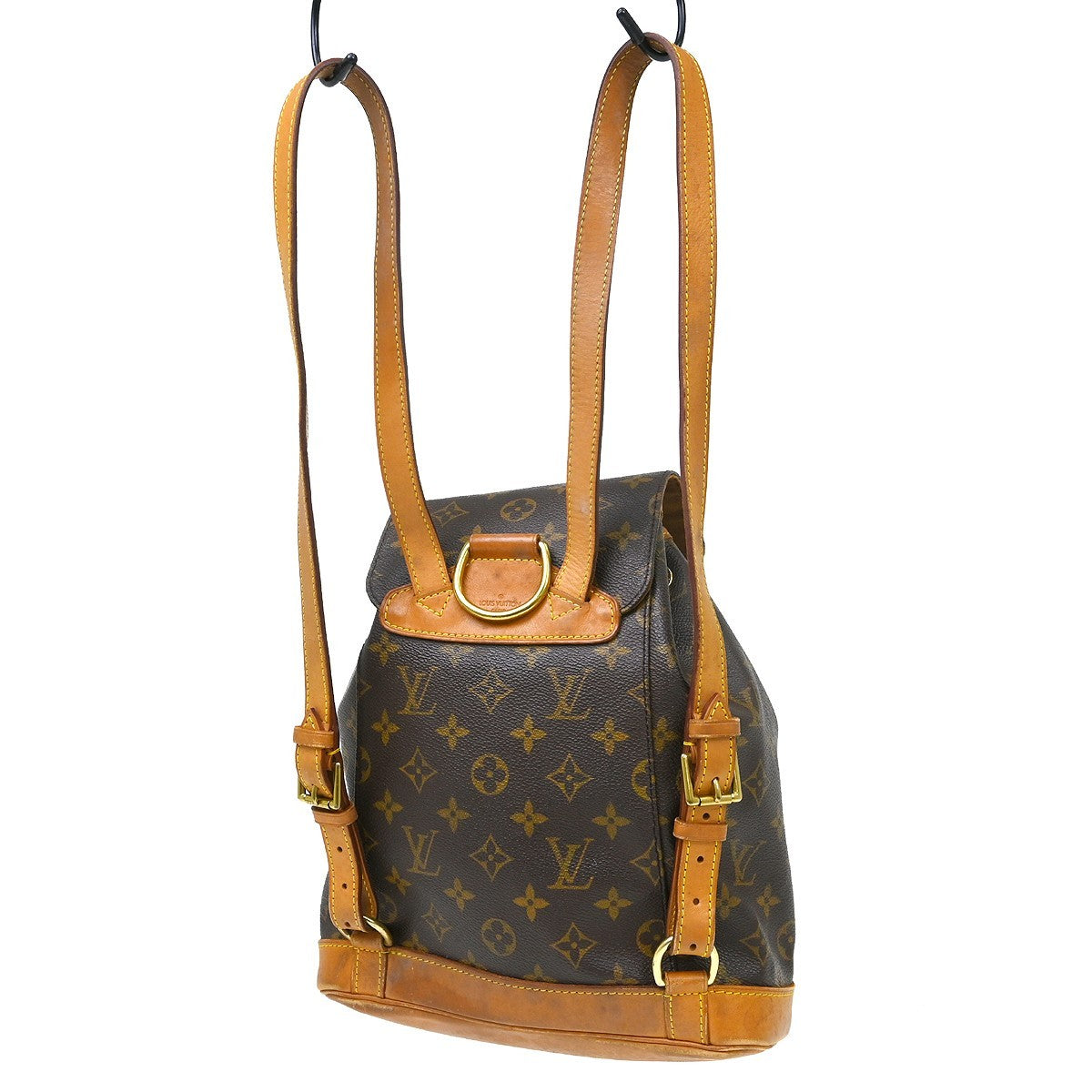 Louis Vuitton Vintage Montsouris Backpack Monogram Canvas Brown Canvas Backpack Bag (Pre-Loved)