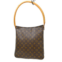 Louis Vuitton Louis Vuitton Monogram Looping Handbag Monogram Canvas Brown Canvas Shoulder Bag Bag (Pre-Loved)
