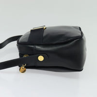 Salvatore Ferragamo Vala Shoulder Bag Leather Navy Leather Shoulder Bag Bag (Authentic Pre-Loved)