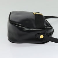 Salvatore Ferragamo Vara Bow Camera Shoulder Bag Leather Black Leather Shoulder Bag Bag (Authentic Pre-Loved)