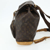 Louis Vuitton Vintage Montsouris Backpack Monogram Canvas Brown Canvas Backpack Bag (Authentic Pre-Loved)