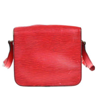 Louis Vuitton Louis Vuitton Cartouchiere Handbag Epi Leather Red Leather Shoulder Bag Bag (Pre-Loved)