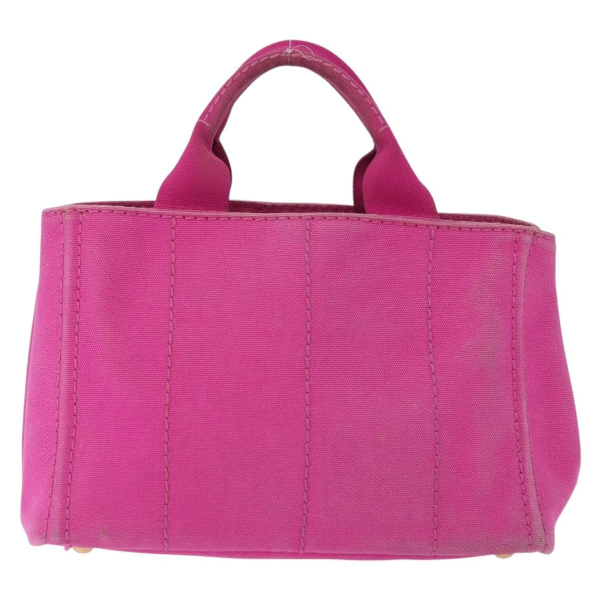 Prada Prada Canapa Tote Canvas Pink Canvas Tote Bag Bag (Pre-Loved)