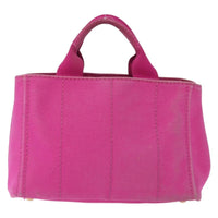 Prada Prada Canapa Tote Canvas Pink Canvas Tote Bag Bag (Pre-Loved)