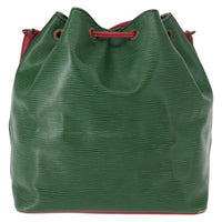 Louis Vuitton Bicolor Petit Noe Handbag Epi Leather Green Leather Shoulder Bag Bag (Authentic Pre-Loved)