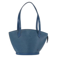 Louis Vuitton Saint Jacques Handbag Epi Leather Blue Leather Shoulder Bag Bag (Authentic Pre-Loved)