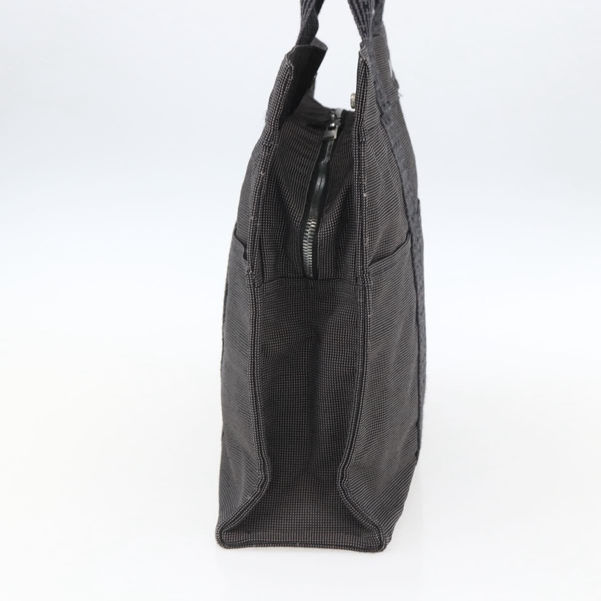 Hermes Fourre-Tout Herline Canvas Gray Canvas Tote Bag Bag (Pre-Loved)