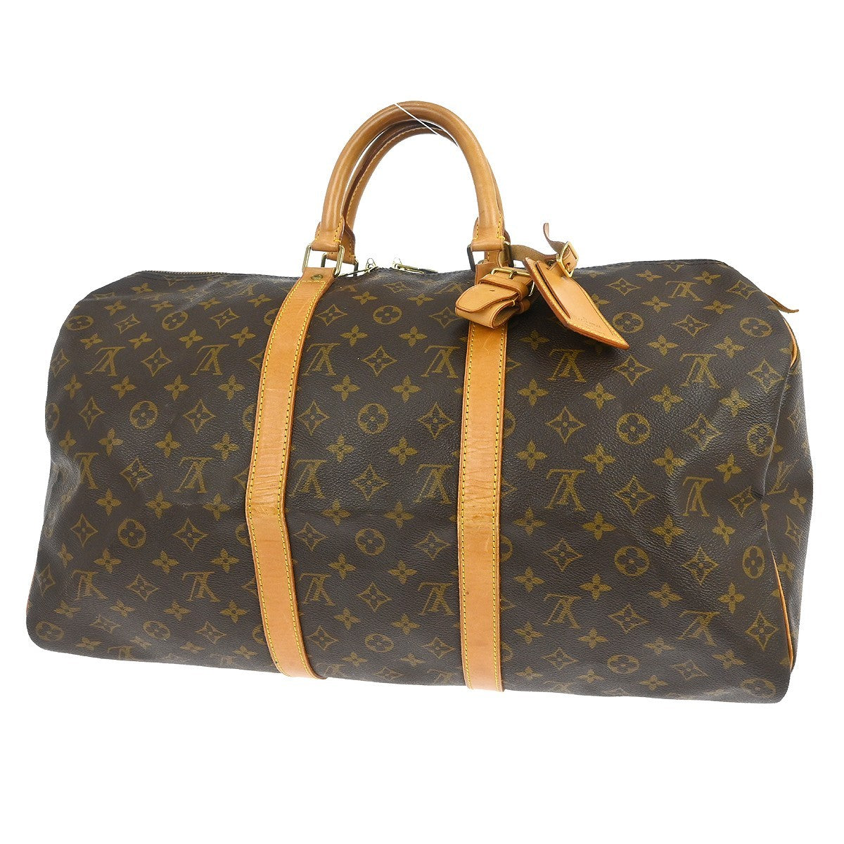 Louis Vuitton Louis Vuitton Keepall Bag Monogram Canvas Brown Canvas Travel Bag Bag (Pre-Loved)