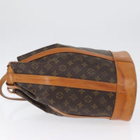 Louis Vuitton Randonnee Backpack Monogram Canvas Brown Canvas Shoulder Bag Bag (Pre-Loved)