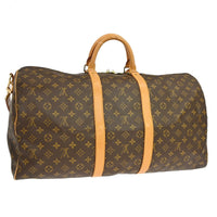 Louis Vuitton Louis Vuitton Keepall Bandouliere Bag Monogram Canvas Brown Canvas Travel Bag Bag (Authentic Pre-Loved)