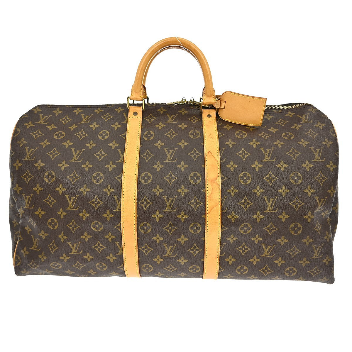 Louis Vuitton Louis Vuitton Keepall Bag Monogram Canvas Brown Canvas Travel Bag Bag (Authentic Pre-Loved)