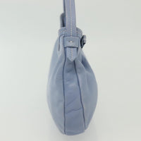 Salvatore Ferragamo Vala Shoulder Bag Leather Blue Leather Shoulder Bag Bag (Authentic Pre-Loved)