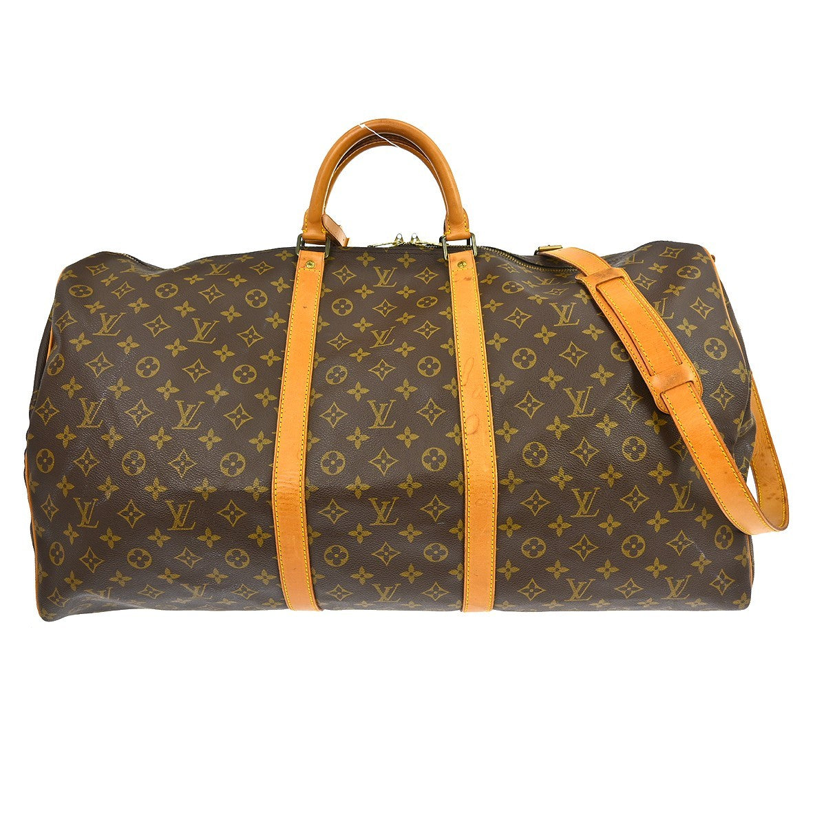 Louis Vuitton Louis Vuitton Keepall Bandouliere Bag Monogram Canvas Brown Canvas Travel Bag Bag (Authentic Pre-Loved)