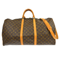 Louis Vuitton Louis Vuitton Keepall Bandouliere Bag Monogram Canvas Brown Canvas Travel Bag Bag (Authentic Pre-Loved)