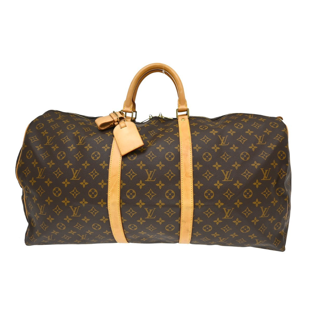Louis Vuitton Louis Vuitton Keepall Bag Monogram Canvas Brown Canvas Travel Bag Bag (Authentic Pre-Loved)