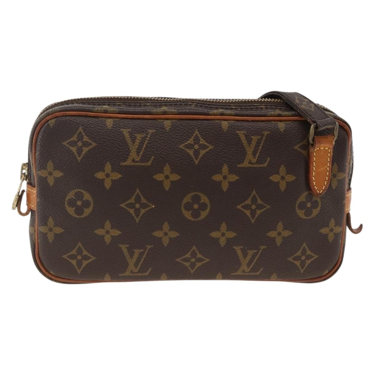 Louis Vuitton Pochette Marly Bandouliere Bag Monogram Canvas Brown Canvas Shoulder Bag Bag (Authentic Pre-Loved)