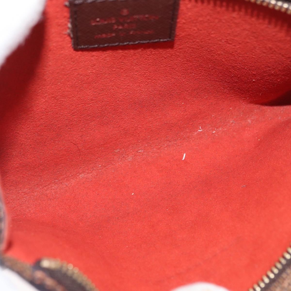 Louis Vuitton Marais Bucket Zip Pouch Damier Brown Canvas Clutche & Pouche Bag (Authentic Pre-Loved)