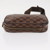 Louis Vuitton Pochette Gange Damier Brown Canvas Clutche & Pouche Bag (Pre-Loved)