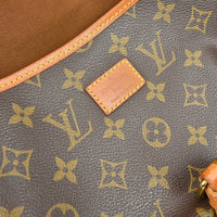 Louis Vuitton Saumur Handbag Monogram Canvas Brown Canvas Shoulder Bag Bag (Authentic Pre-Loved)