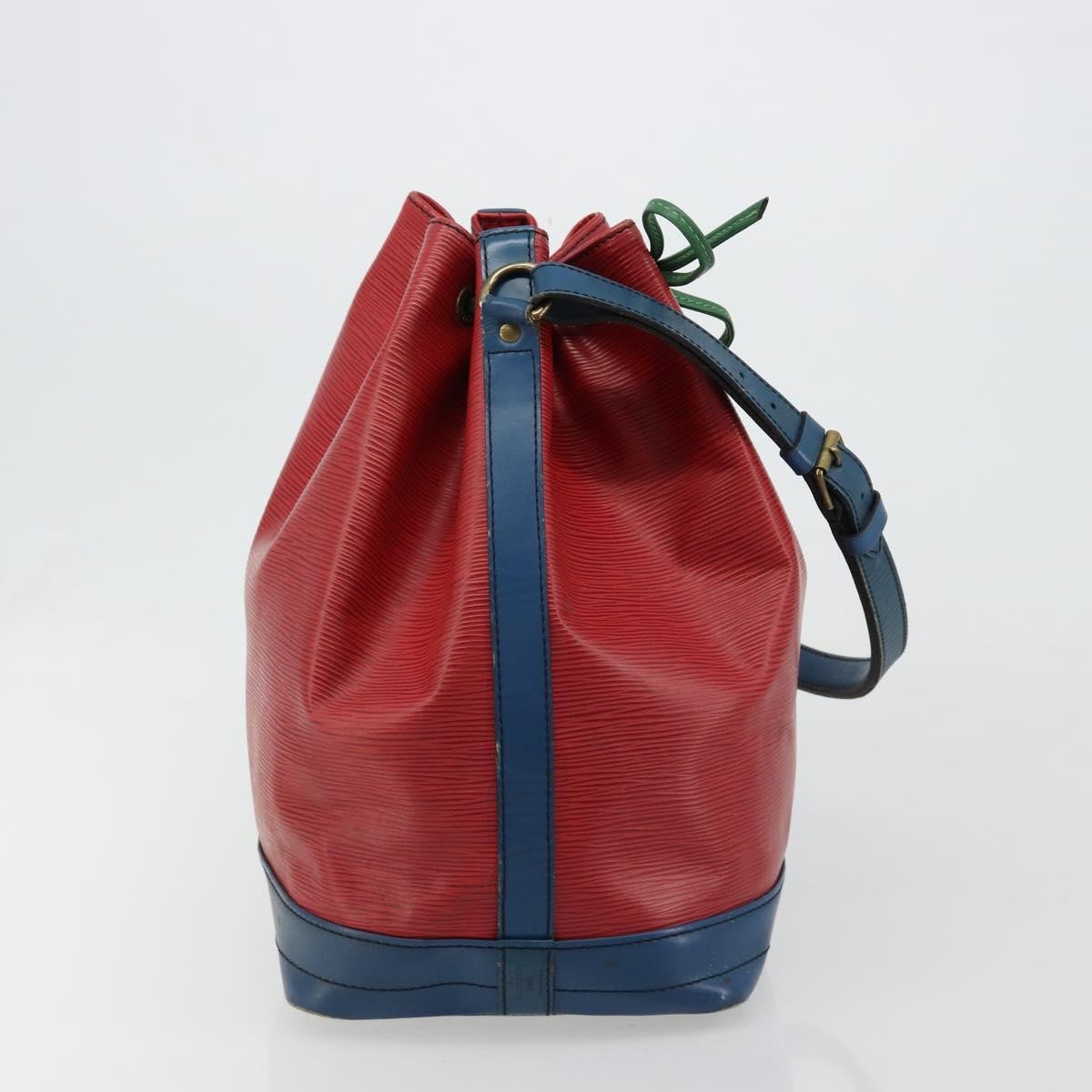 Louis Vuitton Tricolor Noe Handbag Epi Leather Red Leather Shoulder Bag Bag (Pre-Loved)