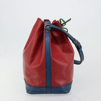 Louis Vuitton Tricolor Noe Handbag Epi Leather Red Leather Shoulder Bag Bag (Pre-Loved)