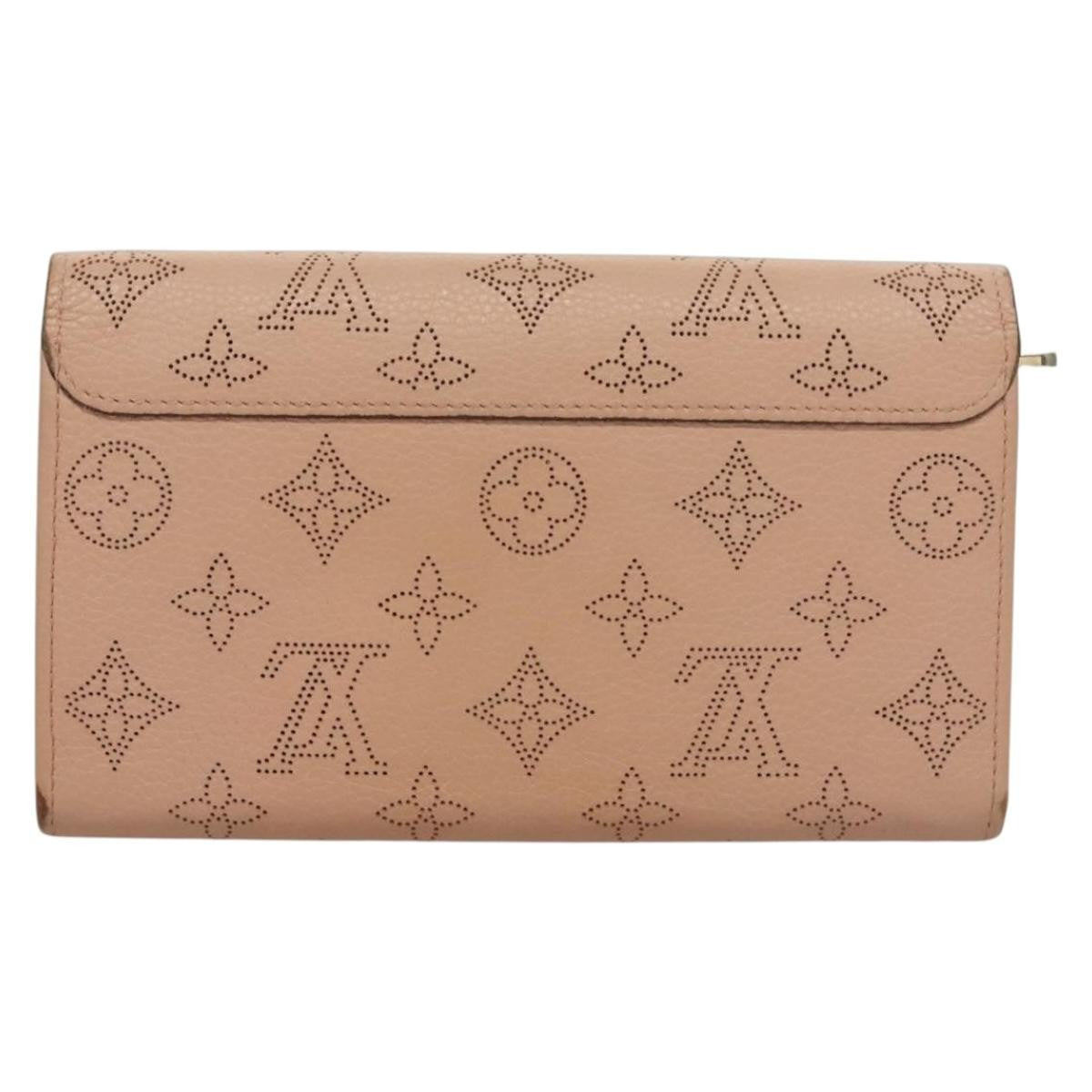 Louis Vuitton Iris Wallet Mahina Leather Pink Leather Wallets Accessory (Authentic Pre-Loved)