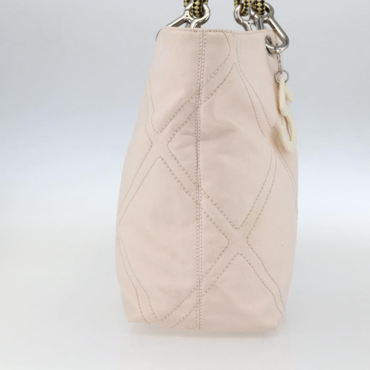 Chanel Chanel Vintage Cruise Line No.5 Tote Quilted Canvas Pink Canvas Tote Bag Bag (Pre-Loved)