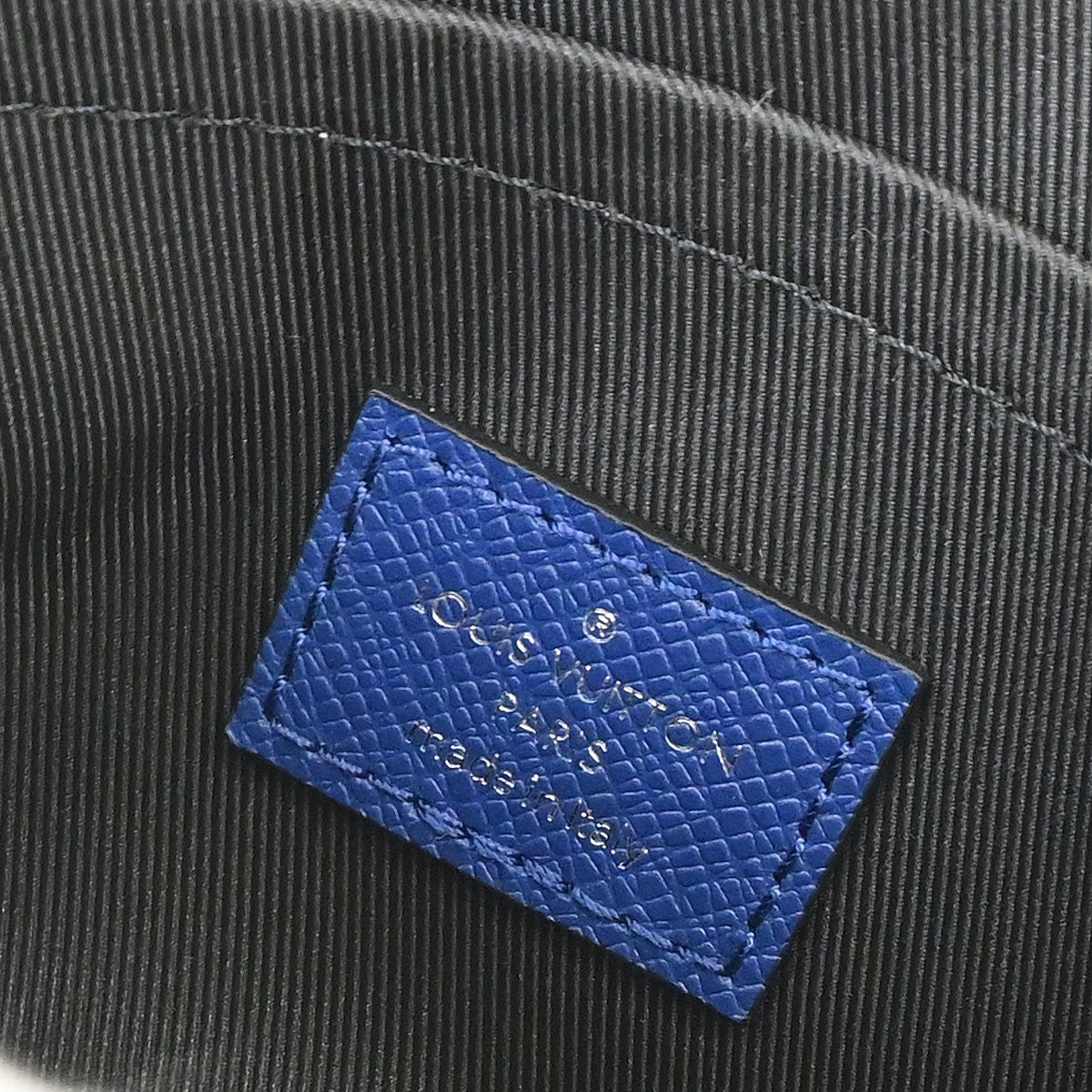Louis Vuitton Outdoor Bumbag Monogram Taigarama Blue Leather Shoulder Bag Bag (Authentic Pre-Loved)
