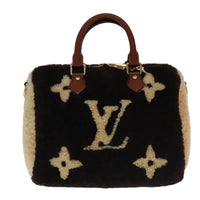 Louis Vuitton Speedy Bandouliere Bag Monogram Giant Teddy Fleece Brown Fur Shoulder Bag Bag (Authentic Pre-Loved)