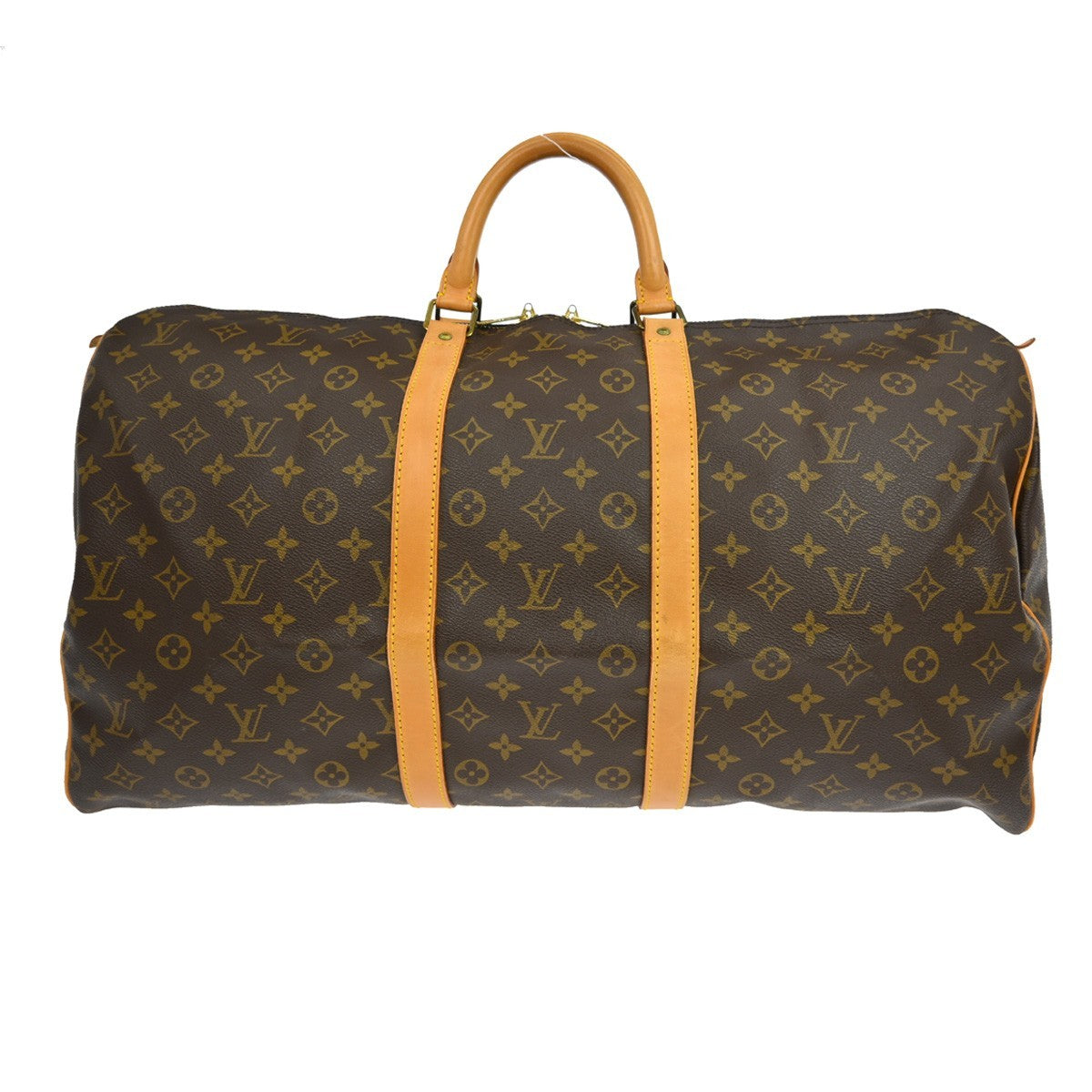 Louis Vuitton Louis Vuitton Keepall Bag Monogram Canvas Brown Canvas Travel Bag Bag (Pre-Loved)