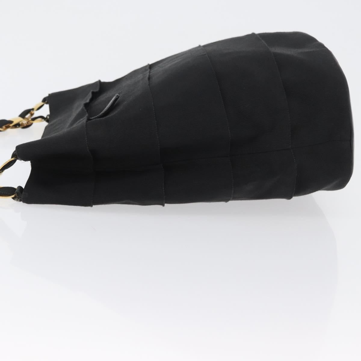Salvatore Ferragamo Vala Shoulder Bag Nylon Black Nylon Shoulder Bag Bag (Pre-Loved)